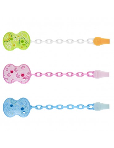 Chicco łancuszek z klipsem do smoczka 