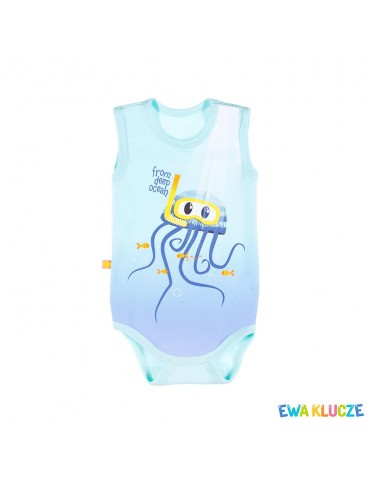 Body niemowlęce bawełniane bez rękawa SUMMER TIME 62-98 Ewa Klucze