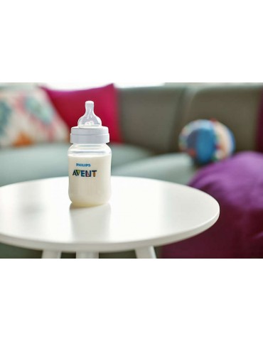 Avent Philips Smoczek antykolkowy Airflex średni 3m+ Classic+ 2 szt