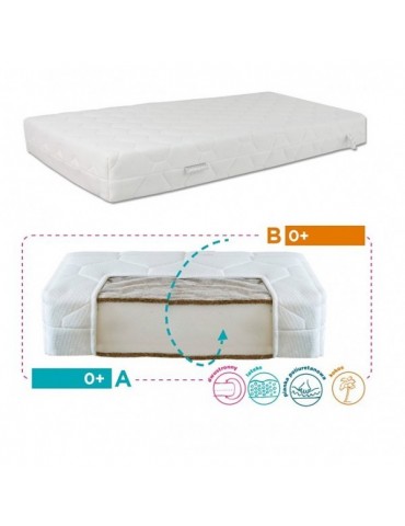 Fiki Miki Materac Lux Prestige Line kokos/pianka/kokos 120x60cm Fiki Miki Materac Lux Prestige Line kokos/pianka/kokos 120x60cm