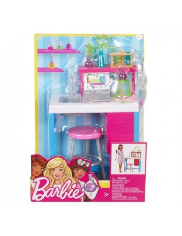 Barbie Zestaw mebelków Kariera Laboratorium naukowe Barbie Zestaw mebelków Kariera Laboratorium naukowe