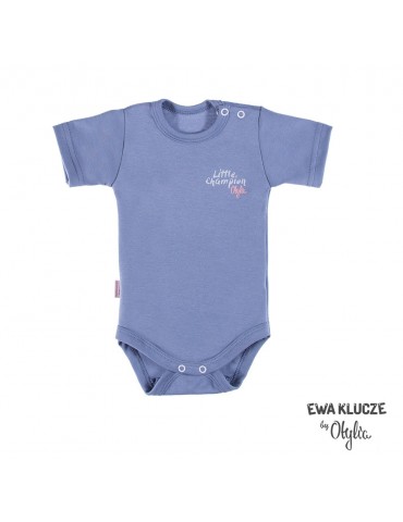 Body niemowlęce bawełniane dziewczęce krótki rękaw grafit LITTLE CHAMPION by Otylia 68-98 Ewa Klucze Body niemowlęce bawełniane dziewczęce krótki rękaw grafit LITTLE CHAMPION by Otylia 68-98 Ewa Klucze
