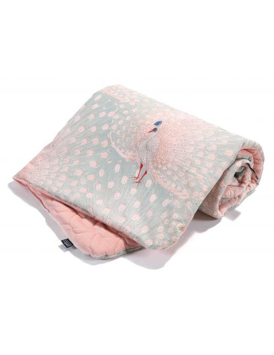 La millou narzutka przedszkolaka slim velvet (royal peacock powder pink)