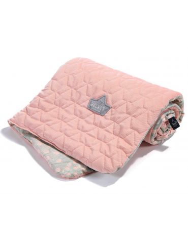 La millou narzutka przedszkolaka slim velvet (royal peacock powder pink) La millou narzutka przedszkolaka slim velvet (royal peacock powder pink)