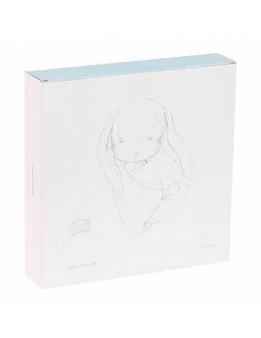 Effik Otulacze muślinowe Gwiazdki Niebieskie 3-set 70 x 70 cm