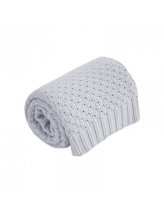 Effik Kocyk szary 100% bawełny