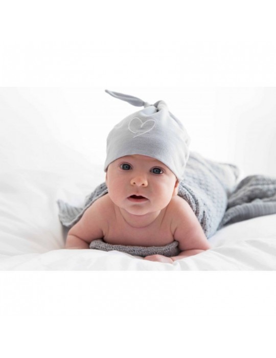 Effik Kocyk szary 100% bawełny