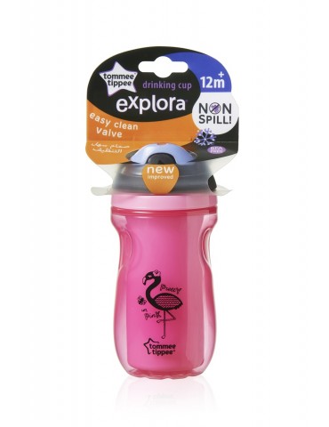 Tommee tippee Bidon Łyczek Flaming 260 ml 12m+ różowy Tommee tippee Bidon Łyczek Flaming 260 ml 12m+ różowy