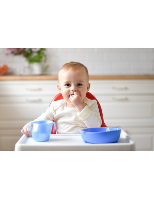 Doidy miseczka talerzyk do karmienia niebieski