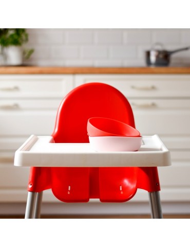 Doidy miseczka talerzyk do karmienia czerwony