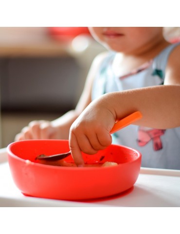 Doidy miseczka talerzyk do karmienia czerwony