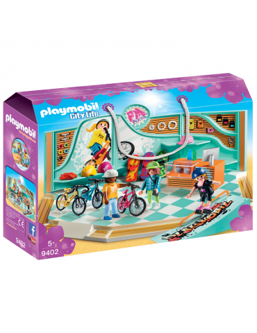 Playmobil City Life Sklep rowerowy i skateboardowy