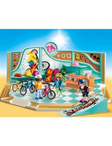 Playmobil City Life Sklep rowerowy i skateboardowy