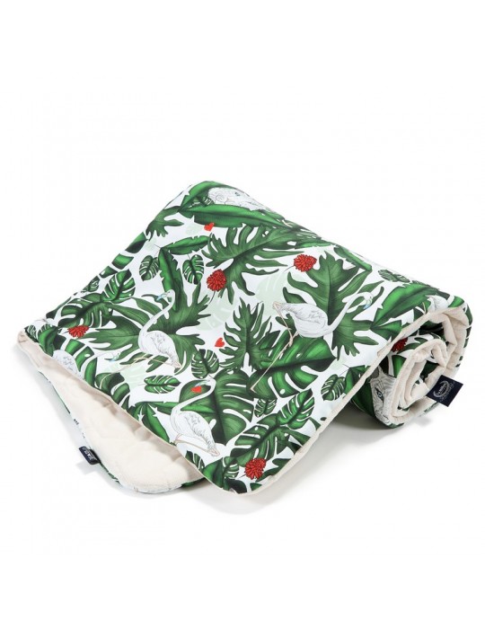 Kocyk średniaka La Millou (Evergreen Tiger Ecru Velvet Colection)