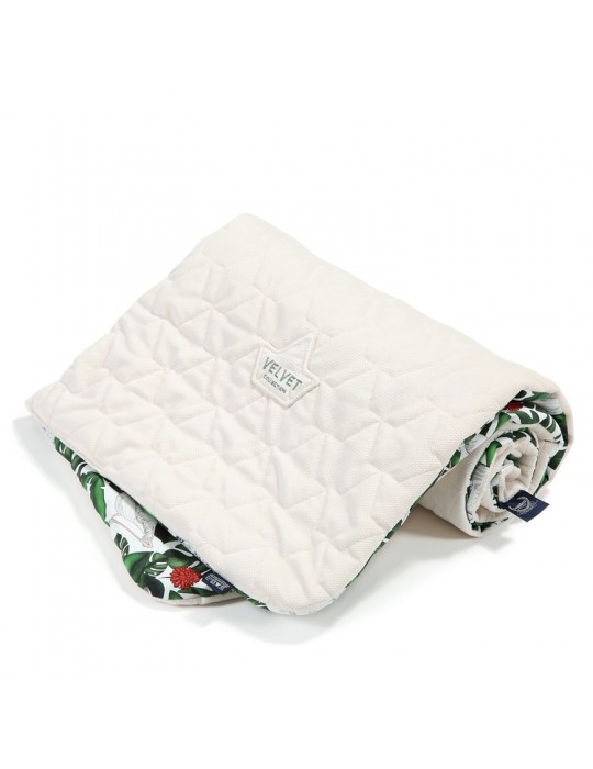 Kocyk średniaka La Millou (Evergreen Tiger Ecru Velvet Colection)