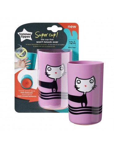 Kubek Tommee Tippee SUPER CUP 300 ml,12m+ fioletowy Kubek Tommee Tippee SUPER CUP 300 ml,12m+ fioletowy