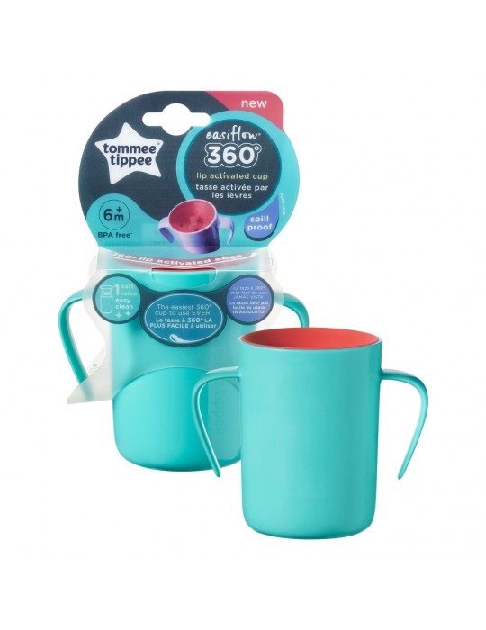 Tommee Tippee Kubek EASIFLOW 360° 200 ml 6m+ zielony