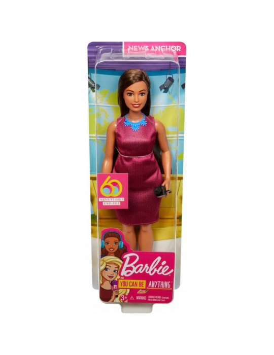 Barbie 60 Urodziny Lalka Prezenterka 