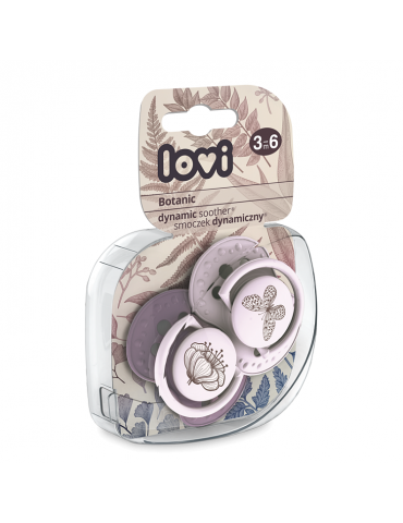 Lovi Botanic Girl smoczek silikonowy dynamiczny 3-6m 2 szt.