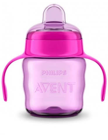 Avent Philips Kubek niekapek z miękkim ustnikiem 6m+ 200 ml Girl