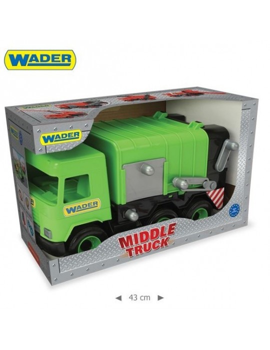 Wader Middle Truck Dźwig zielony w kartonie