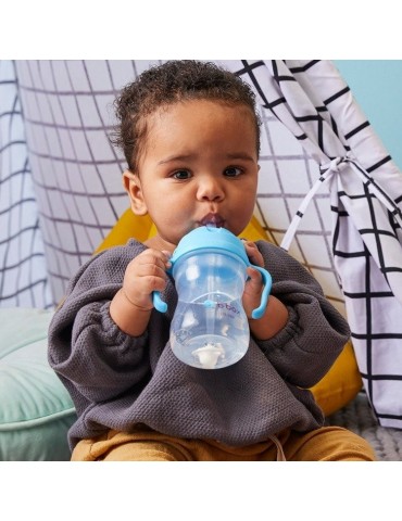 B.Box Bidon ze słomką 240ml Borówkowy