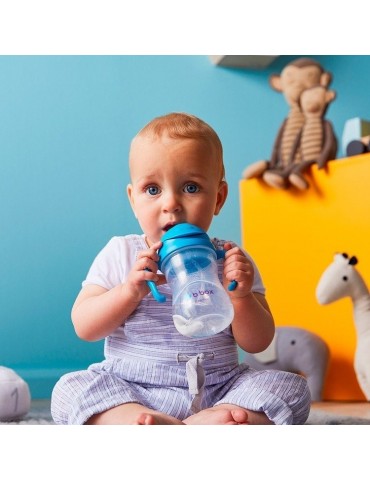 B.Box Bidon ze słomką 240ml Borówkowy