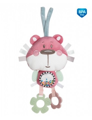 Canpol Pluszowa zabawka edukacyjna do wózka/łóżeczka "Pastel Friends"