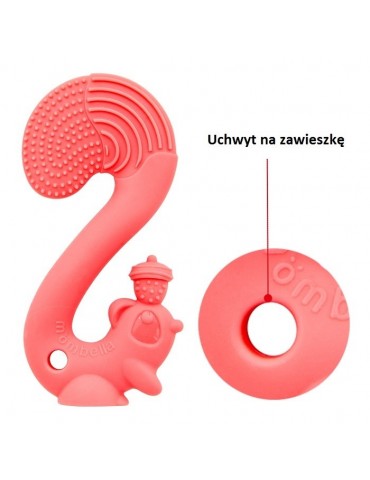 Mombella Gryzak zabawka squirrel red Mombella Gryzak zabawka squirrel red