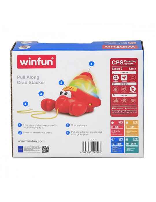 Smily Play Krab piramidka do ciągnięcia
