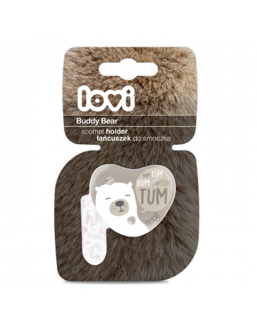Lovi Buddy Bear  łańcuszek do smoczka