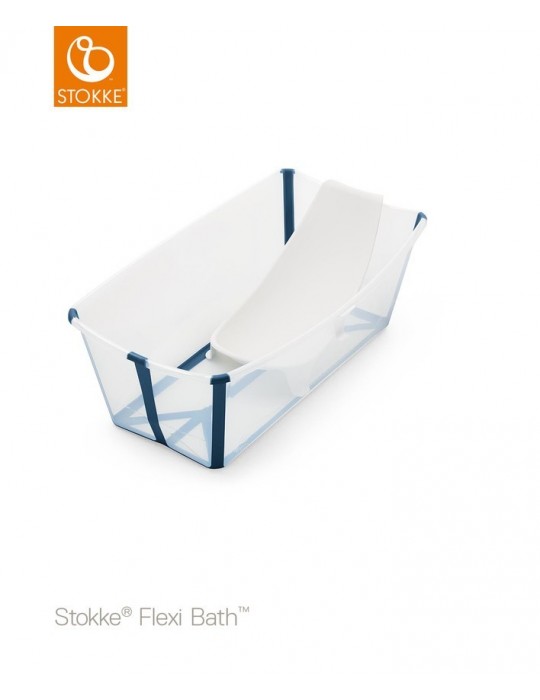 Stokke® Flexi Bath® zestaw wanienka z fotelikiem blue