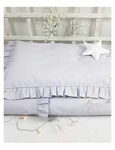 Yosoy Pościel dziecięca 2elem.135x100 Glammy satyna jasnoszary