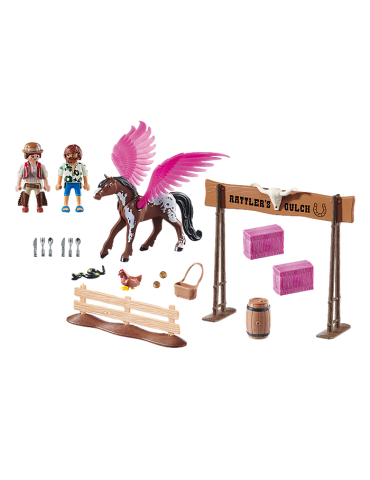 THE MOVIE Marla, Dell i skrzydlaty koń Playmobil