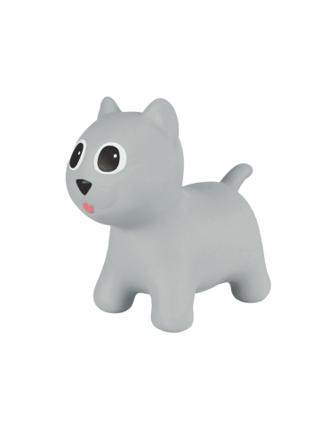 Tootiny Skoczek z pompką KOTEK SZARY