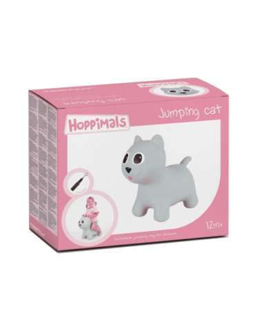 Tootiny Skoczek z pompką KOTEK SZARY Tootiny Skoczek z pompką KOTEK SZARY