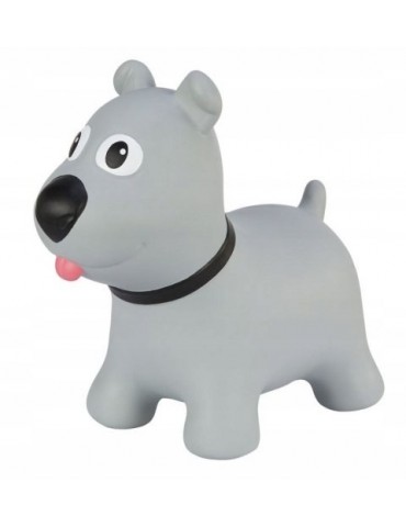 Tootiny Skoczek z pompką PIESEK SZARY