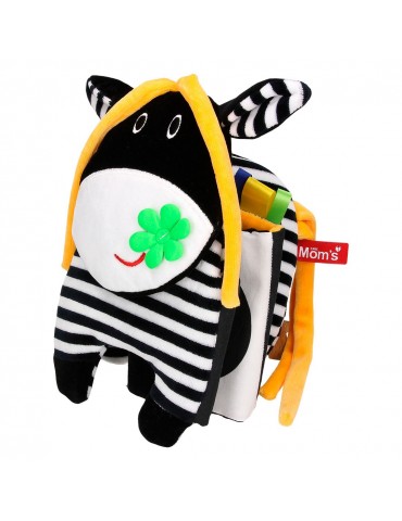 Mom's Care Hencz Toys Książeczka do łóżeczka Króweczka