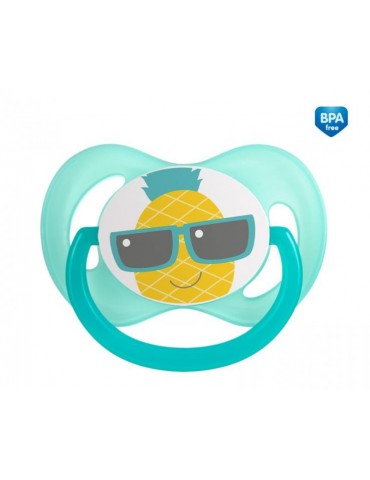 Canpol Babies smoczek silikonowy symetryczny 0-6mcy SO COOL 