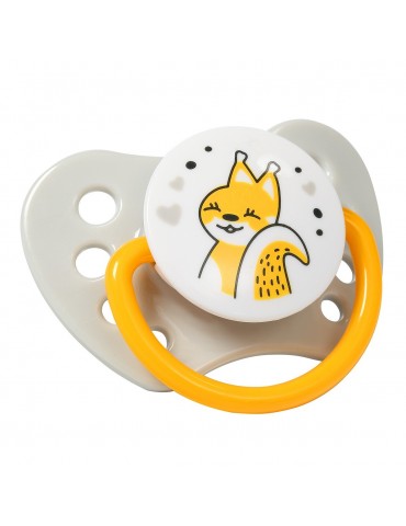 BabyOno Smoczek anatomiczny silikonowy NATURAL NURSING 3-6m+