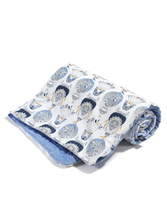 Kocyk średniaka Slim Velvet La Millou (Cappadocia Sky Dove Blue)