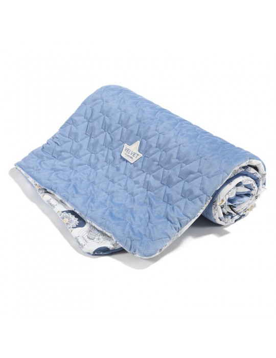 Kocyk średniaka Slim Velvet La Millou (Cappadocia Sky Dove Blue)