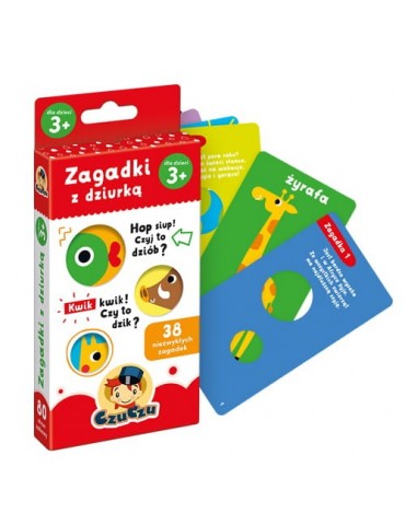 Czuczu Zagadki z dziurką 3+