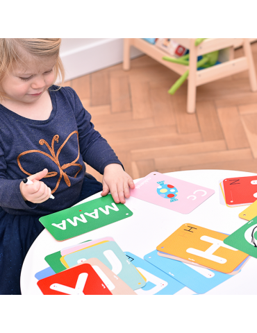 Czuczu Poznaję litery Zabawy edukacyjne z pisakiem zmazywakiem