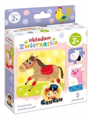 Czuczu Puzzle Układam Zwierzątka