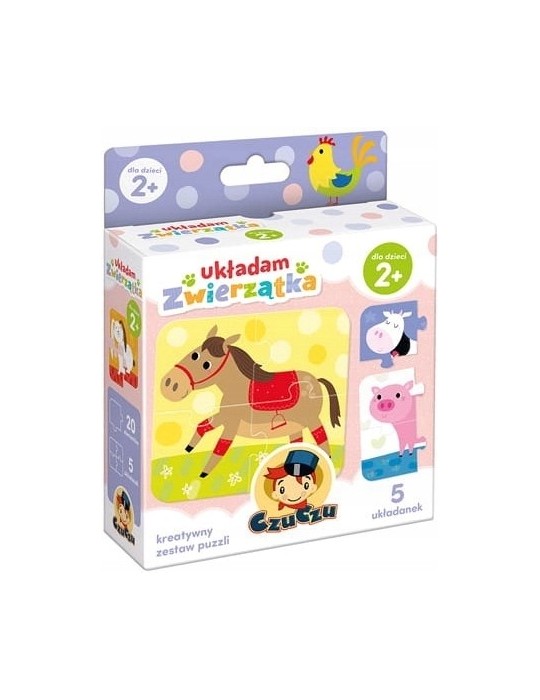 Czuczu Puzzle Układam Zwierzątka