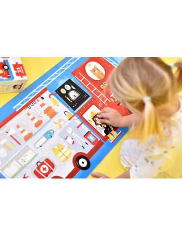 Czuczu Puzzle z dziurką Wóz strażacki