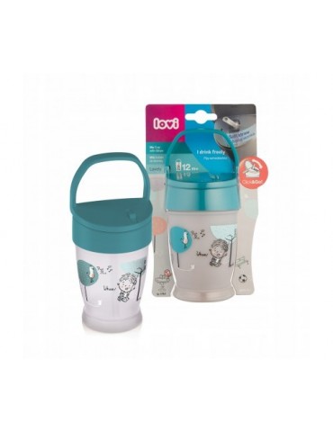Lovi Kubek ze słomką Junior Lovely Boy 250 ml 12 m+