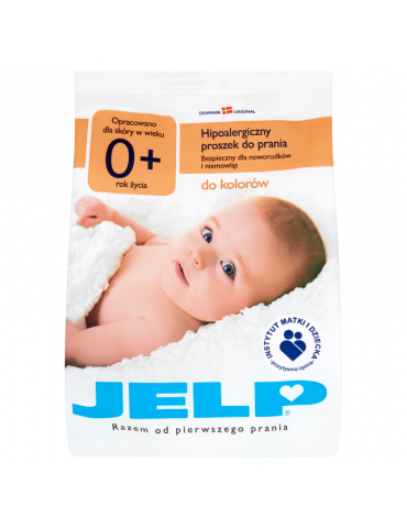 Jelp Hipoalergiczny proszek do prania kolorowych tkanin 0m+ 1,12kg Jelp Hipoalergiczny proszek do prania kolorowych tkanin 0m+ 1,12kg