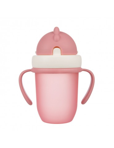 Canpol babies Kubek ze składaną rurką silikowoną 210 ml Matte Pastels